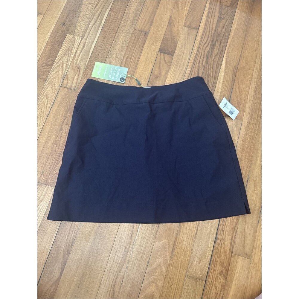 Swing Control Women's Navy Skort Athletic Tummy Control Tennis Golf Size 12